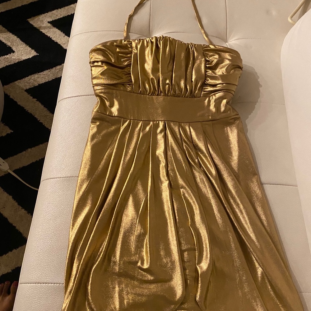Gold Event Dress